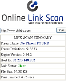 OnlineLinkScan analiza direcciones web en búsqueda de malware